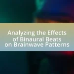 Analyzing the Effects of Binaural Beats on Brainwave Patterns