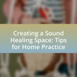 Creating a Sound Healing Space: Tips for Home Practice