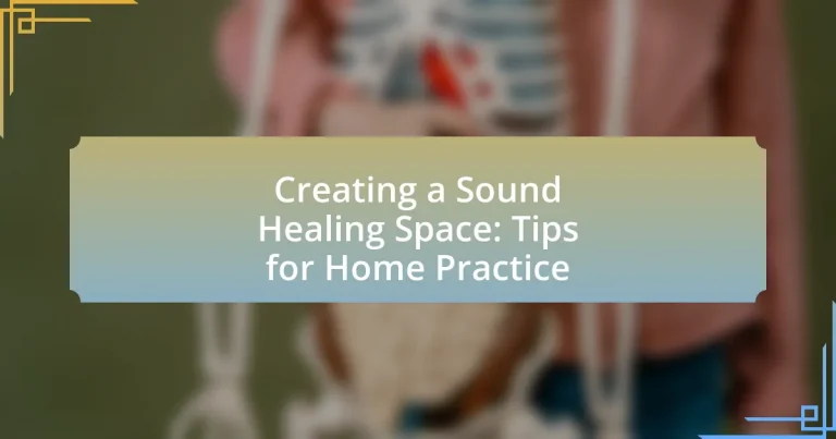 Creating a Sound Healing Space: Tips for Home Practice