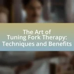 The Art of Tuning Fork Therapy: Techniques and Benefits