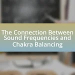 The Connection Between Sound Frequencies and Chakra Balancing