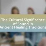The Cultural Significance of Sound in Ancient Healing Traditions