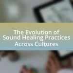 The Evolution of Sound Healing Practices Across Cultures
