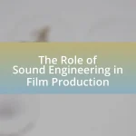 The Role of Sound Engineering in Film Production